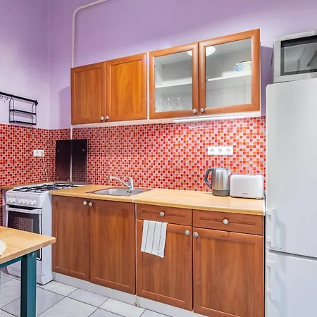 Lilac Escape On Baross Street Apartment Budapest